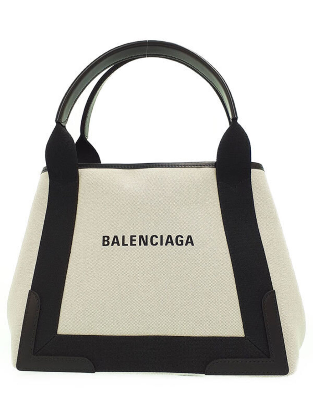 Balenciaga Navy Blue Cabas Tote Bag